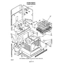 Whirlpool RS6700XVW0 oven diagram