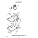 Whirlpool RS6700XVW0 cooktop diagram