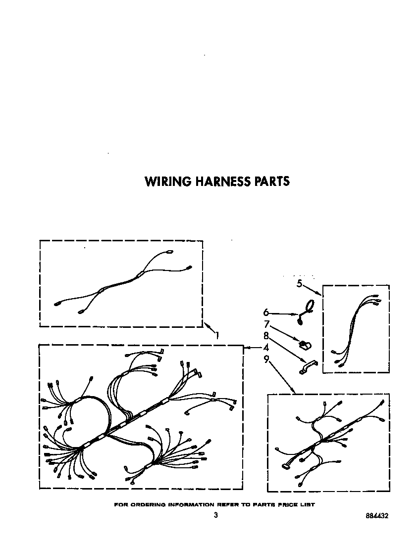 KitchenAid KEBS176WBL0 wiring harness diagram