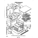 Whirlpool RB276PXV1 upper oven diagram