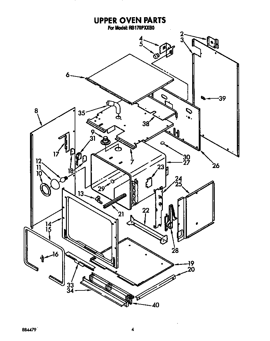 Whirlpool RB170PXXB0 lit/optional diagram