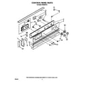 Whirlpool RS630PXV1 control panel diagram