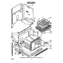 Whirlpool RS630PXV1 oven diagram