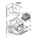 Whirlpool RS6300XVW1 oven diagram