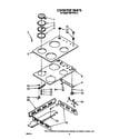 Whirlpool RS677PXV2 cooktop diagram