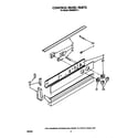 Whirlpool RS600BXV2 control panel diagram