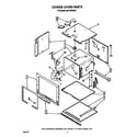 Whirlpool RB170PXXB1 lower oven diagram