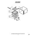 Whirlpool RB170PXXB1 oven diagram