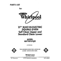 Whirlpool RB770PXXW0 front cover diagram