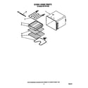 Whirlpool RB770PXXW0 oven liner diagram