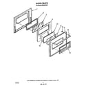 Whirlpool RB2000XVW1 door diagram