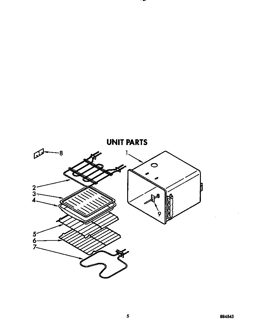 Whirlpool RB760PXYB0 unit diagram