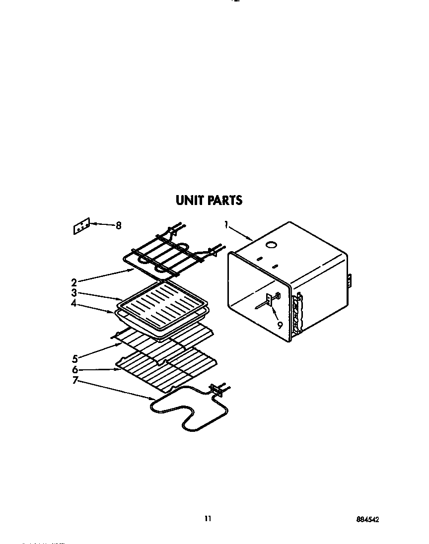 Whirlpool RB170PXYB0 unit diagram