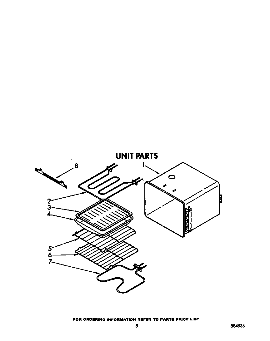 Whirlpool RB760PXXB2 unit diagram