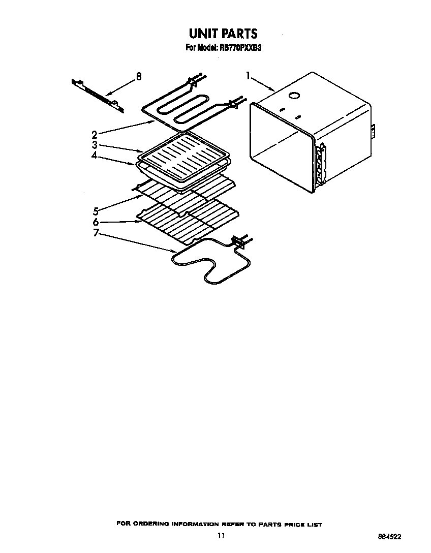 Whirlpool RB770PXXB3 unit diagram