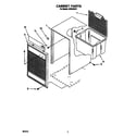Whirlpool AD0402XZ1 cabinet parts diagram