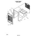 Whirlpool AK2500XV0 cabinet parts diagram