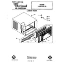 Whirlpool 1AHF25090 cabinet parts diagram