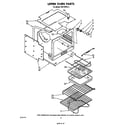 Whirlpool RB170PXL4 upper oven diagram