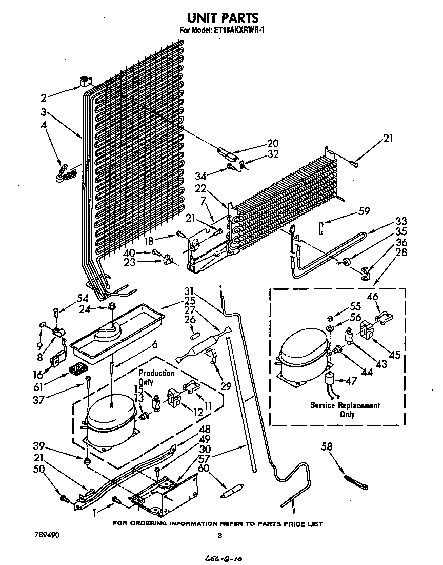 Whirlpool ET18AKXRWR1 unit diagram
