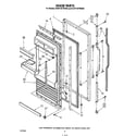 KitchenAid KLRF15XTWH00 door diagram