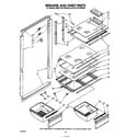 KitchenAid KLRF15XTWH00 breaker and shelf diagram