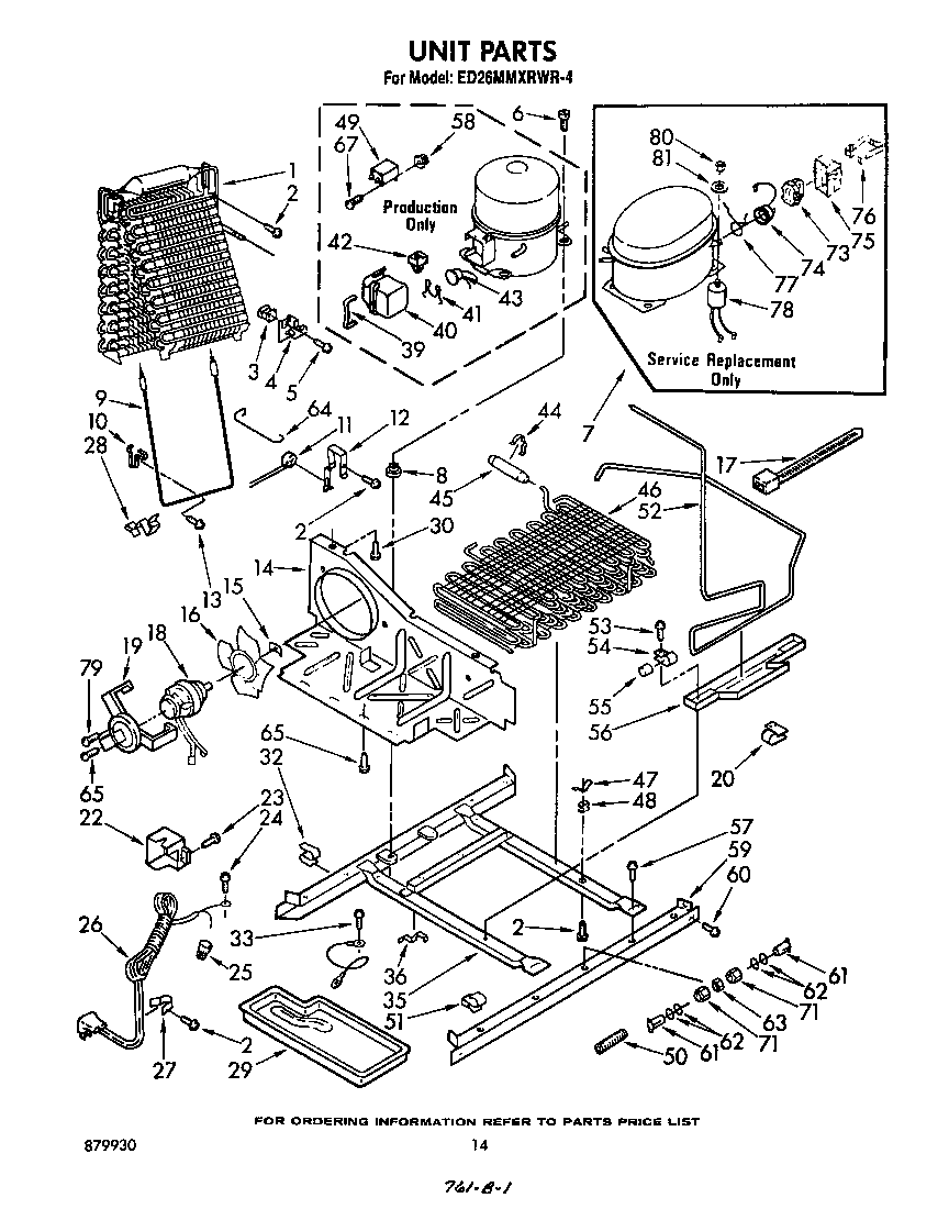 Whirlpool ED26MMXRWR4 unit diagram