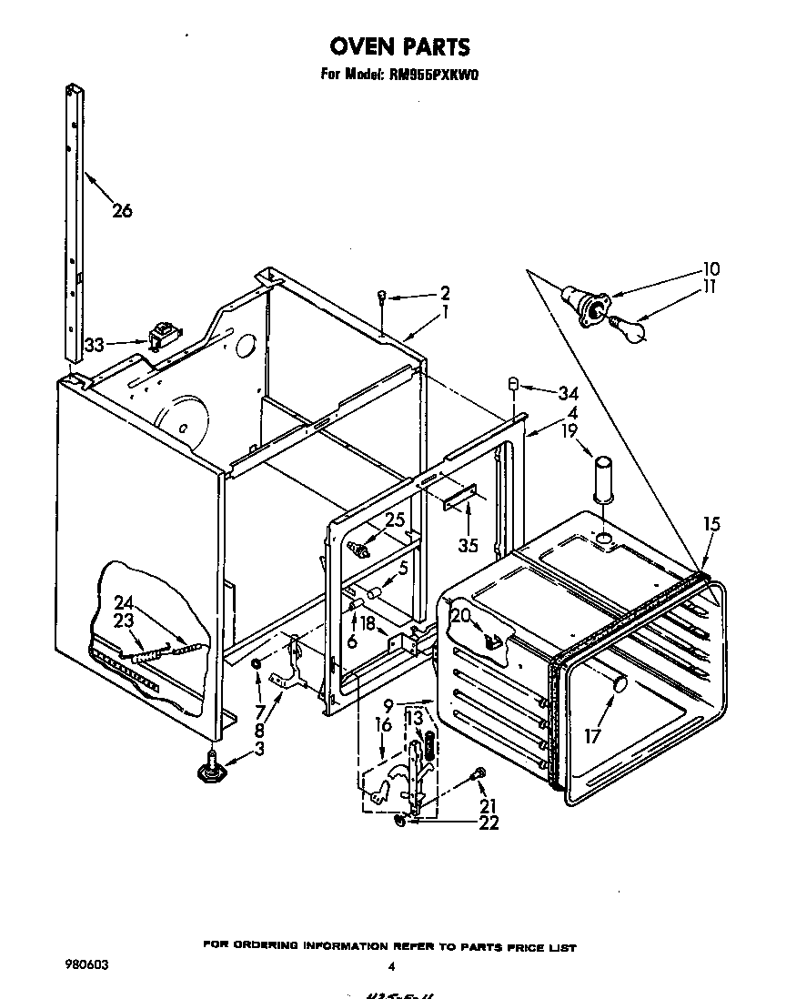 Whirlpool RM955PXKW0 oven diagram