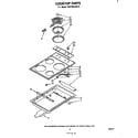 Whirlpool RS6700XKW0 cooktop diagram