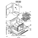Whirlpool RS600BXK0 oven diagram