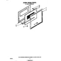 Whirlpool RS600BXK0 door diagram