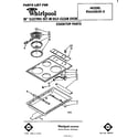 Whirlpool RS660BXK0 front cover diagram