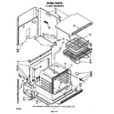 Whirlpool RB2200XKW0 oven diagram