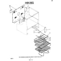 Whirlpool RJE385PW0 oven diagram