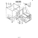 Whirlpool RJE385PW0 oven diagram