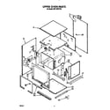 Whirlpool RB170PXYB2 upper oven diagram