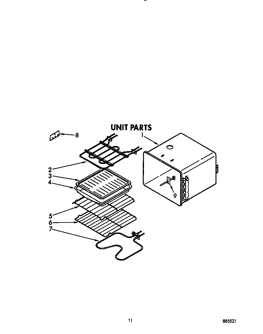 Whirlpool RB170PXYB2 unit diagram