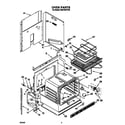 Whirlpool RS6105XYW0 oven diagram