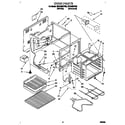 Whirlpool RF310BXYW2 oven diagram