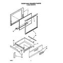 Whirlpool TER20W0YW0 door and drawer diagram