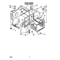 Whirlpool RF376PXYW0 oven diagram
