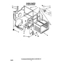 Whirlpool RF375PXXW2 oven diagram