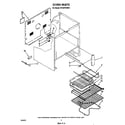 Whirlpool RF387PXWW1 oven diagram