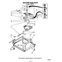 Whirlpool LA6800XSW1 machine base diagram