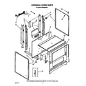 Whirlpool SF3300EWW1 external oven diagram