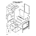 Whirlpool SF375PEWW1 external oven diagram