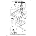 Whirlpool RF385PXYW3 cooktop diagram