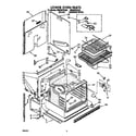 Whirlpool RM280PXAB0 lower oven diagram