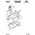 Whirlpool RS600BXYH3 cooktop diagram
