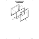 Whirlpool RS600BXYH3 oven door diagram